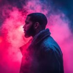 portrait wallpaper 8k neon background