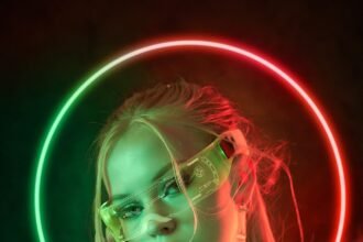 portrait wallpaper full hd neon tablet