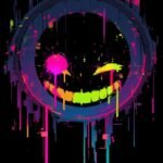portrait wallpaper 8k glitch home screen
