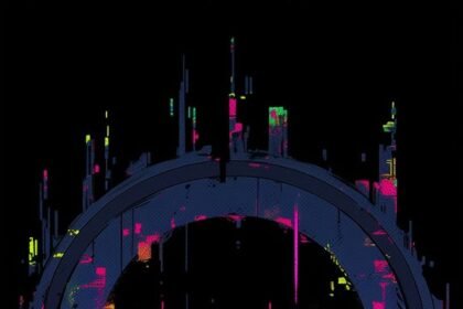 portrait wallpaper 8k glitch home screen