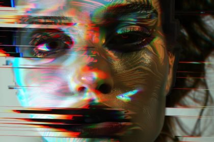 portrait wallpaper 4k glitch android
