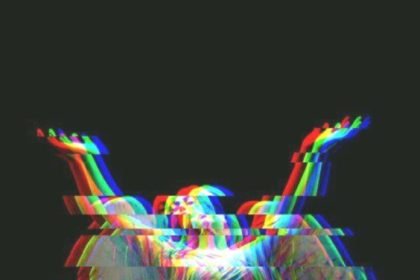 portrait wallpaper 1080p glitch lock screen