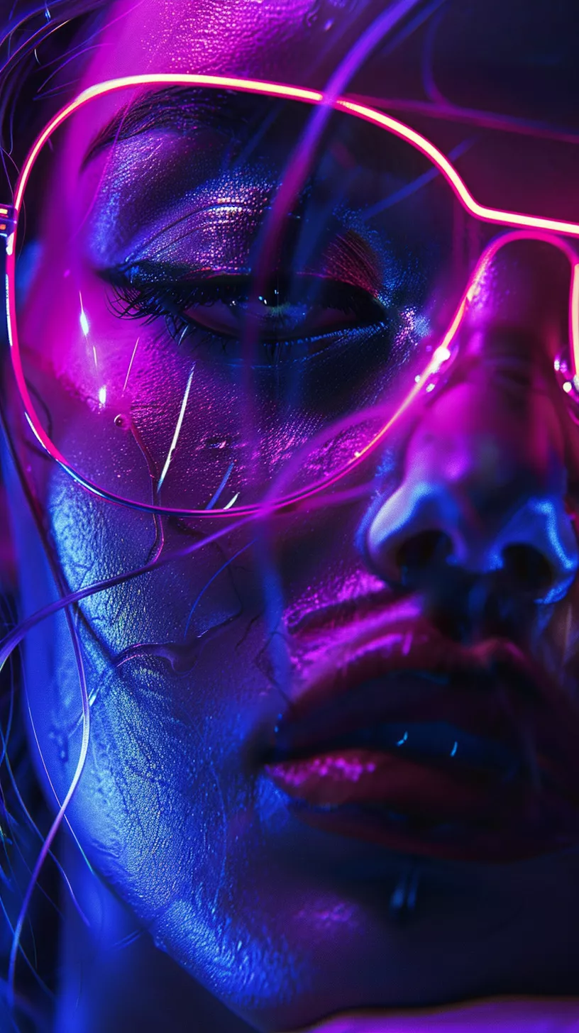 portrait wallpaper 4k neon iphone