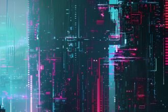 portrait wallpaper 8k glitch background