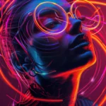 portrait wallpaper 8k neon pc