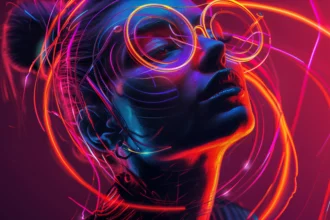 portrait wallpaper 8k neon pc
