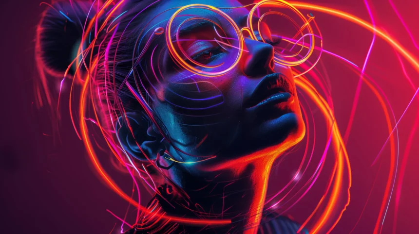 portrait wallpaper 8k neon pc