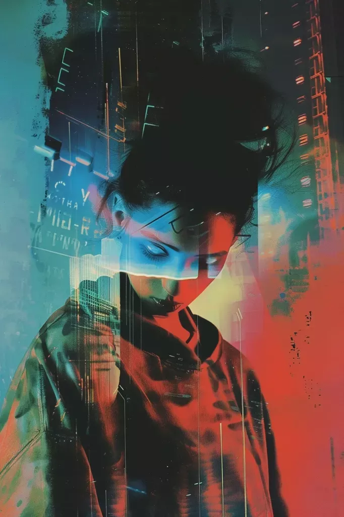 portrait wallpaper full hd glitch wallpaper