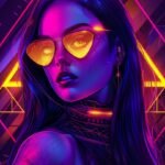portrait wallpaper hd neon android