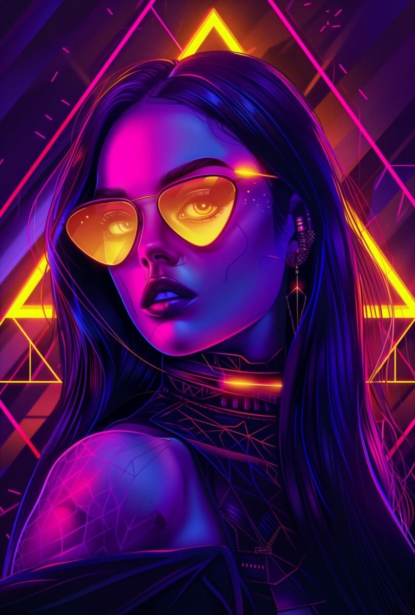 portrait wallpaper hd neon android