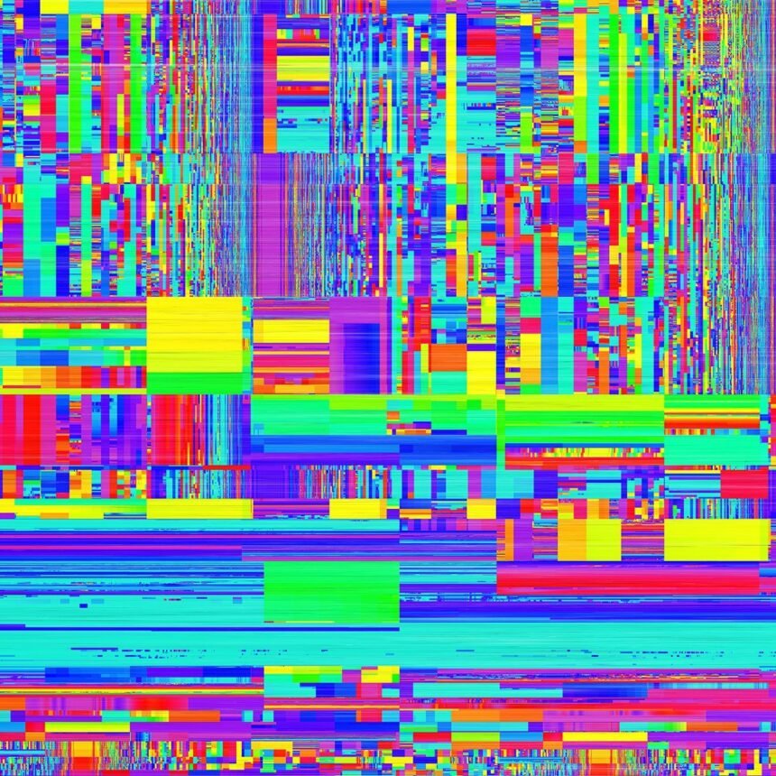 portrait wallpaper hd glitch background