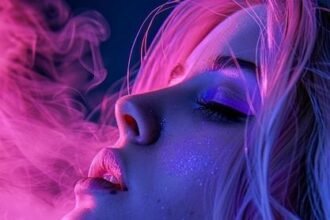 portrait wallpaper 8k neon background