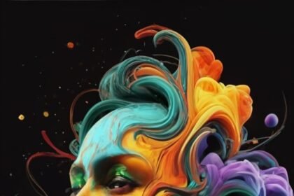 portrait wallpaper 8k gradient portrait mode
