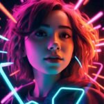 portrait wallpaper 4k neon portrait mode